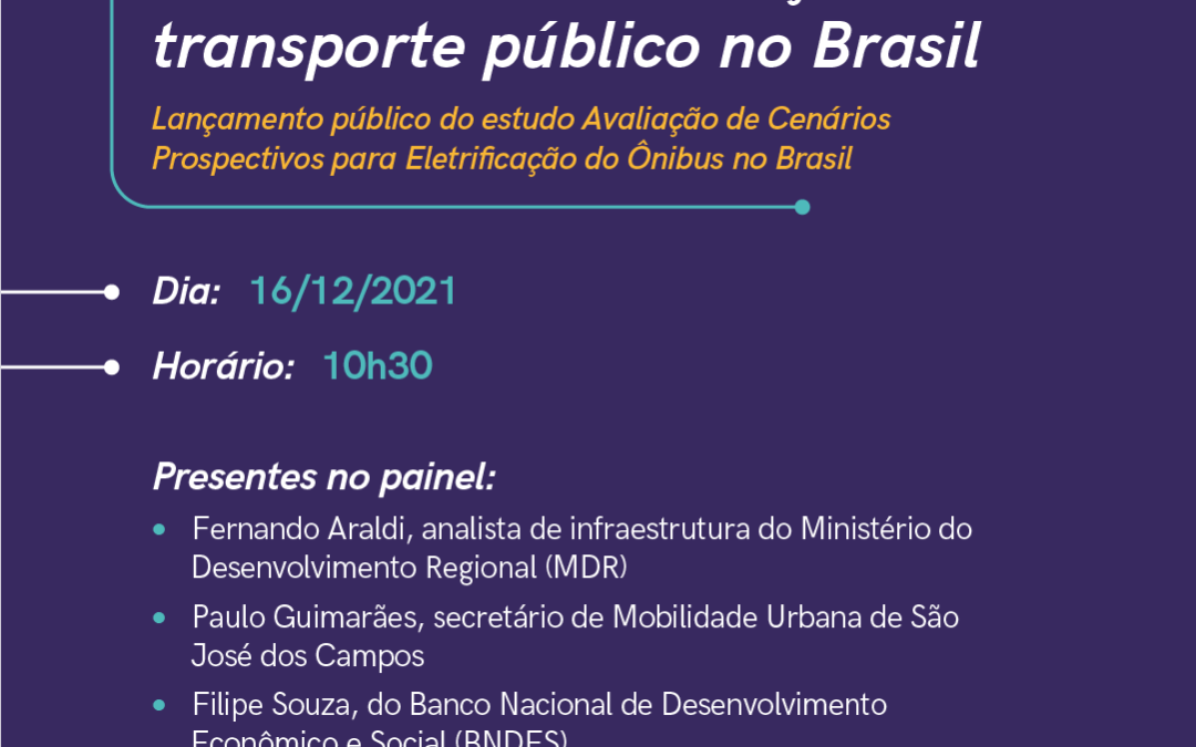PNME promove debate sobre cenários para eletrificação das frotas de ônibus no Brasil